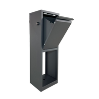 Boîte aux lettres extérieure en acier étanche antivol conception autoportante pour maison jardin appartement utilisation serrure à combinaison enduit de poudre