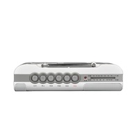 Radio stéréo blanche Portable de haute qualité, avec Mp3 Am, Radio Fm, enregistreur Cassette et lecteur, pour la maison