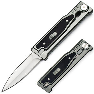 Couteau de poche à gravité de haute qualité EDC en acier D2 avec manche en aluminium, ouverture mécanique, vente flash sur le site e-commerce, couteau pliant tactique - Product Image 1