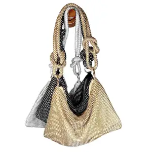 Заводская индивидуальная Новая цветная сумка со стразами, эластичная Сумочка, блестящая вечерняя сумка для женщин