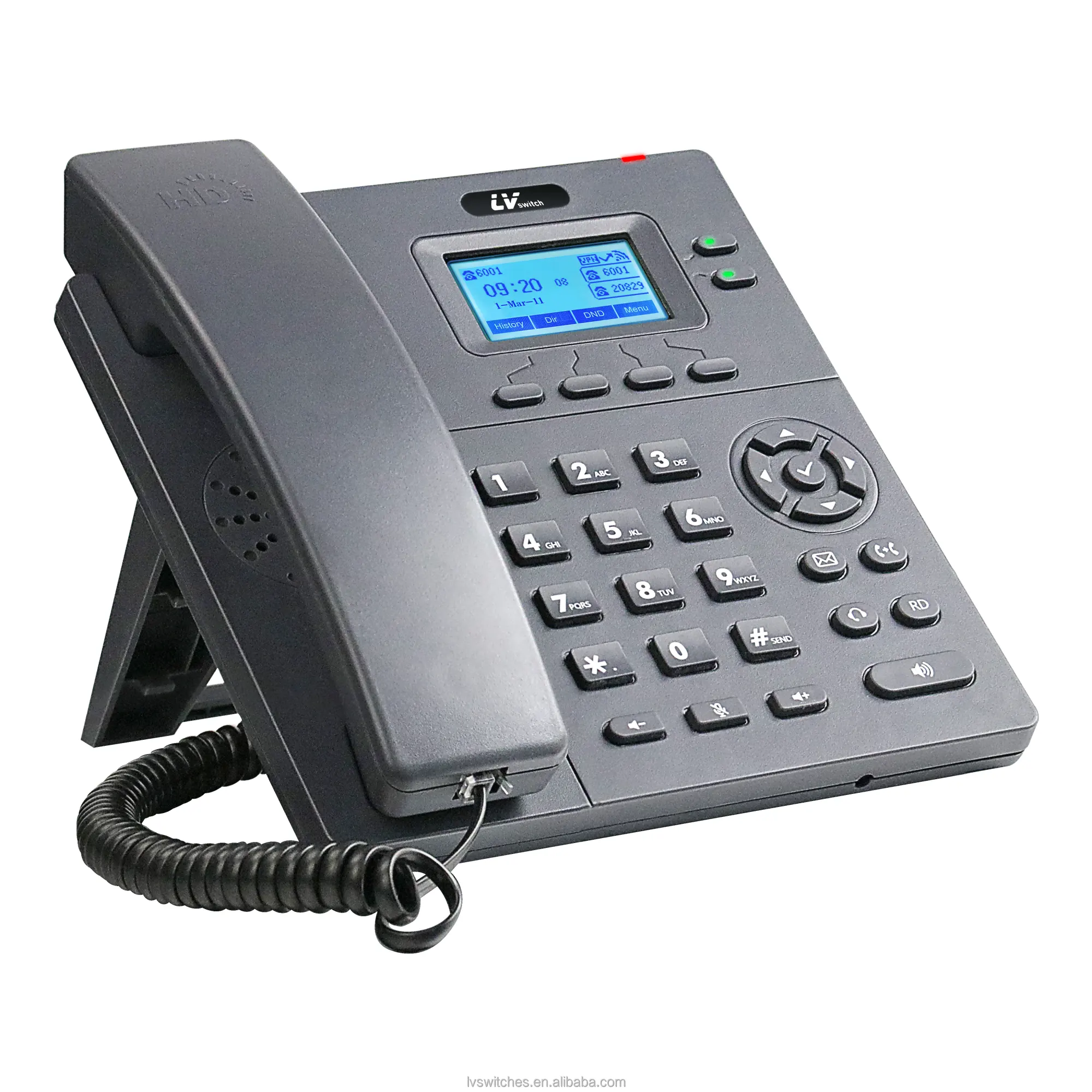 voip phone Factory OEM /ODM 2 line 2 account business cheap sip telephone