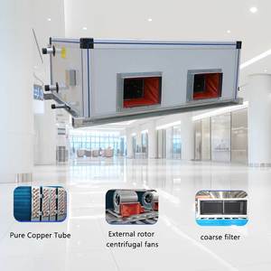 Tùy chỉnh dọc mô-đun HVAC loại AHU xử lý không khí đơn vị Thành Phần Cốt Lõi bao gồm động cơ cho các ứng dụng trong nhà - Product Image 3