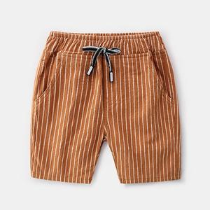 Pantalones Cortos Casuales con Tirantes de Algodón a Rayas para Niños, Producto Top 10 en Ventas en China - Product Image 2