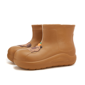 Botas de <span class=keywords><strong>lluvia</strong></span> EVA duraderas <span class=keywords><strong>para</strong></span> <span class=keywords><strong>mujer</strong></span>, botas bajas de dibujos animados de Carpincho, Botas de <span class=keywords><strong>lluvia</strong></span> impermeables antideslizantes resistentes al desgaste, zapatos de <span class=keywords><strong>lluvia</strong></span> - Product Image 1