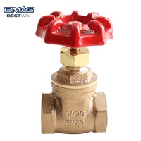 Vanne à boisseau en bronze sans plomb forgé BMAG Chine Fabrication C83600 C84400 C89833 C87850 200WOG