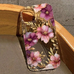 Custodia custodia per telefono cellulare in TPU con stampa floreale di lusso con assorbimento degli urti Anti-caduta per <span class=keywords><strong>Iphone</strong></span> <span class=keywords><strong>8</strong></span> X Xr Xs Max 11 12 13 14 15 16 17 - Product Image 1
