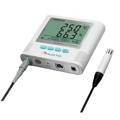 TCP/IP(RJ45) Real-Time Suhu Humidity Data Logger Sistem Monitor Solusi dengan Alarm