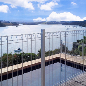 Hot mạ kẽm PVC tráng cuộn <span class=keywords><strong>Top</strong></span> tam giác uốn hàn dây thép mạ kẽm lưới BRC sinh thái thân thiện 3D mô hình hàng rào - Product Image 6