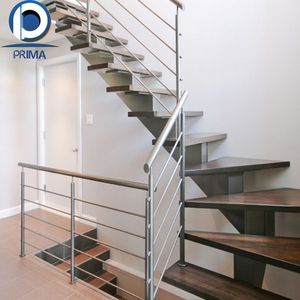 PRIMA Escaliers Interfloor personnalisés Escalier intérieur en colimaçon pour grenier Escalier en bois Escalier intérieur en bois massif - Product Image 3