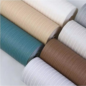 Simple Design <strong>PVC</strong> Wall Paper Style <strong>PVC</strong> Vinyl Fabric Wallpaper for Living Wall Covering - Product Image 1