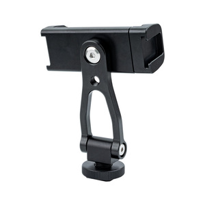 Soporte metálico para cámaras sin espejo, adaptador de zapata fría, clip para teléfono con método de fijación giratoria, construcción de aleación - Product Image 1