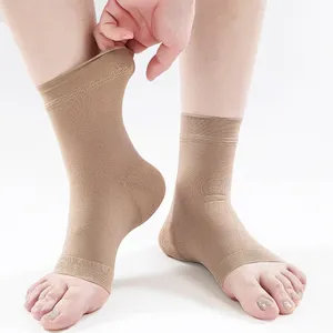 Ärmel Bandstück Flechtung einstellbar elastischer Bandage Fußschutz Plantarfasziitis Druck Kompression Socken Knöchelunterstützung