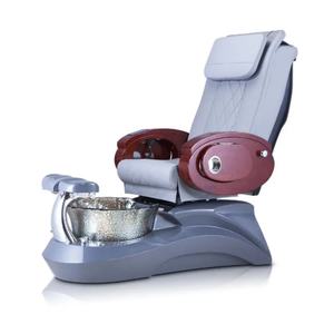 QUMENG S-879 Mobilier de salon de beauté moderne et luxueux en matériau PU Pompe de vidange sans tuyau pour spa de pieds Chaise de pédicure - Product Image 3