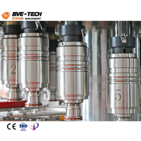 Machine de remplissage automatique de boissons à haute efficacité BVE pour bouteilles en plastique/verre, jus et eau pure, à moteur