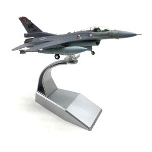 1:100 Luchtmetalen Vliegtuig Modelvliegtuig Beste Kwaliteit Kracht F 16c Metalen Modelvliegtuig - Product Image 2