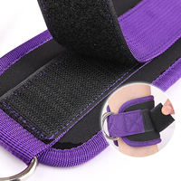 Poignets en néoprène de qualité supérieure avec sangles de cheville réglables à double anneau en D améliore la protection des jambes Abs Fessiers