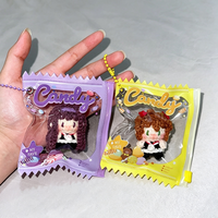 Mini sac Ita en PVC à motif de dessin animé, pochette porte-clés avec fermeture éclair, sacs à bonbons, breloque pour épingles d'anime, poupées en peluche, accessoires de personnage Kawaii, mode