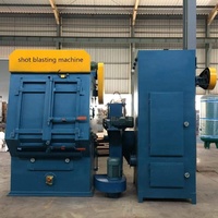 Machine de grenaillage en caoutchouc de Tumblast de ceinture de chenille pour de petites pièces de fonderie