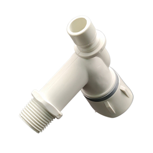 2026 Newly Single Cold Abs PP Health DN15 White Bibcock Plastic Water Faucet for Basin - Product Image 6