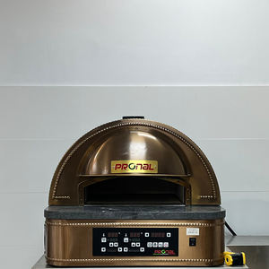 Machine de fabrication de pizza électrique à dôme de comptoir Four à foyer en pierre compact pour café et petit restaurant - Product Image 2