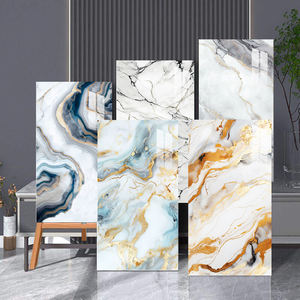 Pannelli Murali Moderni di Lusso in Finto Marmo con Vene Dorate, Pannelli Decorativi in PVC Impermeabili e Ignifughi per <span class=keywords><strong>Sfondo</strong></span> di Soggiorno e <span class=keywords><strong>Camera</strong></span> <span class=keywords><strong>da</strong></span> <span class=keywords><strong>Letto</strong></span> - Product Image 2