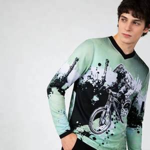 Ropa <span class=keywords><strong>de</strong></span> Ciclismo MTB Unisex Personalizada, Ligera y Elástica ProLevel, Absorbe la Humedad, Anti-Rozaduras, <span class=keywords><strong>para</strong></span> Entrenamiento <span class=keywords><strong>de</strong></span> Descenso - Product Image 3