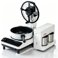 Robot de cuisine intelligent commercial TINECO StarChef édition améliorée 6L 3300W, machine à frire automatique avec distribution d'ingrédients, prêt à l'emploi