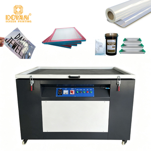DOYAN New Semi-Automatic Vacuum Screen Exposure Unit With Casters, Iodine-Gallium Lamp For Screen Printing Plate-Making