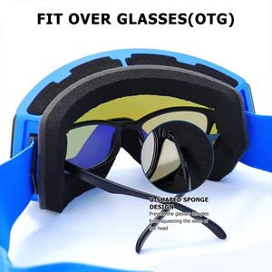 Gafas de Esquí con Protección UV400 CE, Lentes Polarizadas de Espejo, Antivaho, Resistentes al Viento, para Deportes de Nieve, con Logotipo Personalizado OEM - Product Image 3