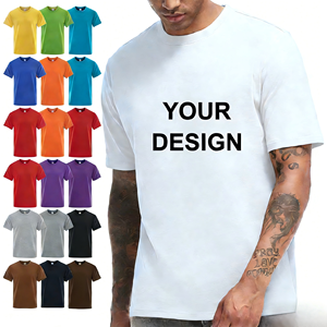 Camiseta de Hombre de Primera Calidad, 100% Algodón, Venta Caliente, Diseño Personalizado de Alta Calidad, Multicolor, Sin Costuras, Súper Suave, al por Mayor - Product Image 6