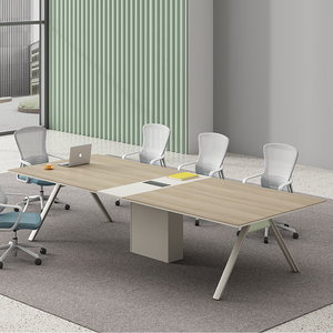 Tavolo da conferenza 8 posti elegante con tavolo da conferenza ovale con tavolo da conferenza per ufficio e sedia - Product Image 3