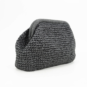 Diseñador personalizado foto marco crochet <span class=keywords><strong>bolso</strong></span> de mano <span class=keywords><strong>fiesta</strong></span> de verano señoras regalo playa tejido <span class=keywords><strong>bolso</strong></span> hecho a mano. - Product Image 2