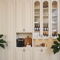 Meuble à vin extensible moderne en chêne massif YSYG JG491, design modulaire écologique, installation facile, capacité 20-29 bouteilles – Vente chaude