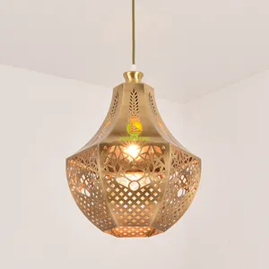 Arabic Lantern Fixture Hotel Chandelier Pendant Lamp Home Decor Turkish Moroccans Lamps Lighting Pendant Light Mosque Chandelier