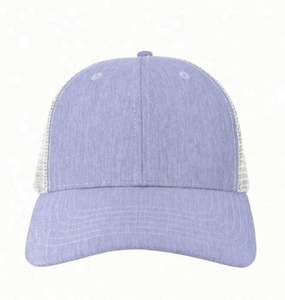 2024 New Custom High Crown Curved Brim Leather <b>Patch</b> Embroidery Side Logo Mesh Trucker Cap Hip Hop Winter Appropriate for Beach - Product Image 4