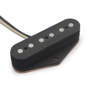 Alnico 3 Steg-Tonabnehmer für TL-Style <span class=keywords><strong>Gitarre</strong></span> <span class=keywords><strong>60er</strong></span> Klassiker Tonabnehmer für <span class=keywords><strong>E</strong></span>-<span class=keywords><strong>Gitarre</strong></span> 9.2K (9-10K) Gitarrenteile Schwarz - Product Image 2