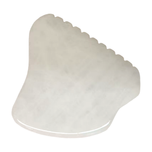 Outil de massage facial Gua Sha en jade blanc naturel pour drainage lymphatique, lifting cutané et thérapie <span class=keywords><strong>spa</strong></span> - Product Image 2