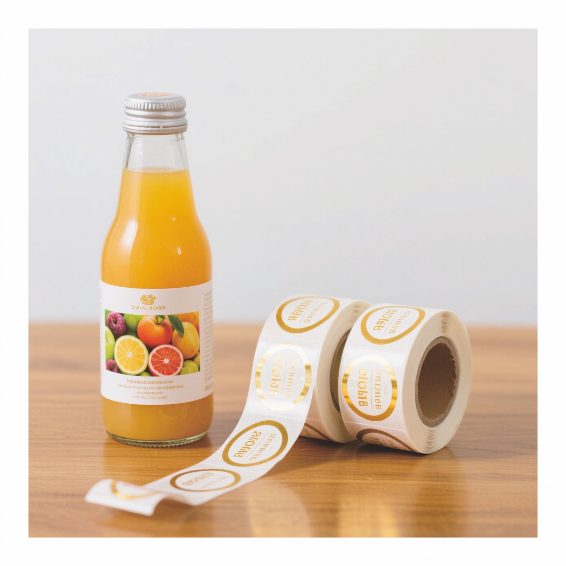 Wholesale Custom Printed Vegetable Packaging Adhesive Vinyl Paper Sticker