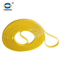 Courroie de distribution en polyuréthane jaune, bleu et blanc avec cordon en acier TT5 pour machine à broder et à tricoter circulaire, largeur 460 mm, rouleau de 100 m