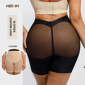 HEXIN vente en gros de culotte moulante en maille pour femmes coupe ajustée pour le ventre culotte moulante pour le corps short moulant
