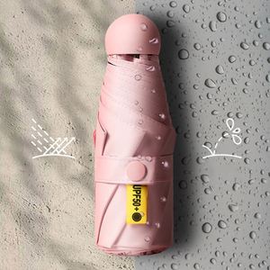 Parapluie pliant de poche mini UPF50+ avec protection UV, personnalisable avec logo, vente en gros usine, idéal comme cadeau d'affaires promotionnel - Product Image 3