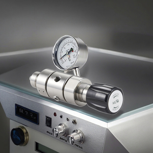 Regulador de gas de doble etapa de acero inoxidable 316L de alta pureza Diseño de baja presión de flujo pequeño sin esfera - Product Image 5