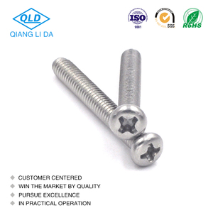 Tornillo <span class=keywords><strong>de</strong></span> Cabeza <span class=keywords><strong>de</strong></span> Botón Phillips <span class=keywords><strong>de</strong></span> <span class=keywords><strong>Acero</strong></span> <span class=keywords><strong>Inoxidable</strong></span> 304, Precio <span class=keywords><strong>de</strong></span> Fábrica, M2 M3 M4 M5 M6 M8, Métrico/Pulgadas, Grado A2 - Product Image 2
