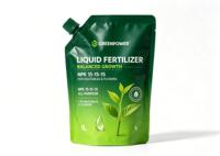 Pochette souple à bec verseur pour engrais liquide – Emballage agricole personnalisé