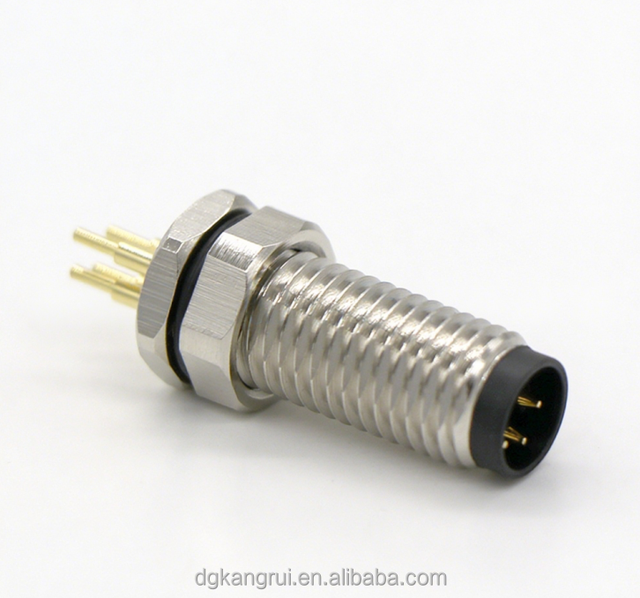 Premium Durable Konnra M8F6 IP67 Automotive PC Circular Connector 3-8 Pin Waterproof Electrical Cable 4P/2P/3P Contacts Adapter