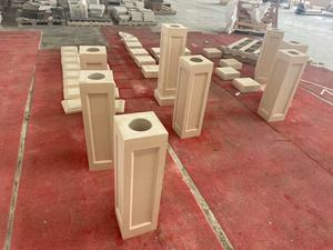 आदर्श प्राकृतिक चूना पत्थर आधुनिक बड़े स्लैब को फूलों के अनुकूल जल-प्रूफ कस्टम आकार के आउटडोर पैवर्स के लिए आउटडोर पैवर्स - Product Image 5