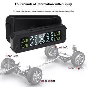 Carsun High Digital <b>TPMS</b> External Solar Tire Monitoring Sensor Windshield Mounted Plastic Gauges TY22 High <b>TPMS</b> Sensor - Product Image 5