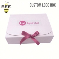 Boîte d'expédition pliable personnalisée avec logo Bee pour les entrepreneurs proposant des services de boîtes d'abonnement mensuel