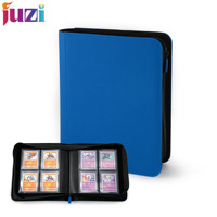 Carpeta JUZI de Doble Cara con 4 Bolsillos y 144 Compartimentos para Tarjetas Coleccionables y de Juego
