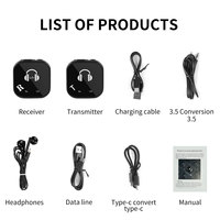 Système de monitoring intra-auriculaire professionnel XTUGA 5.8G, émetteur et récepteur sans fil IEM avec microphones à appairage automatique